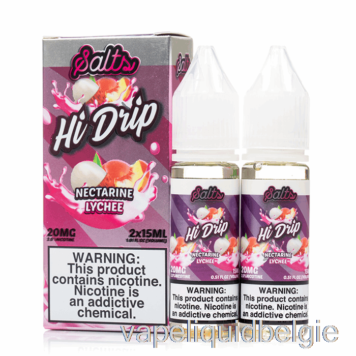 Vape Smaken Nectarine Lychee - Hi-drip Zouten - 30ml 20mg